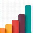 A simple bar chart indicating growth.